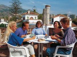 Clases en la terraza